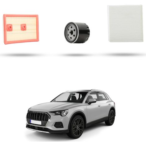 Kit Tagliando 3 filtri compatibile con Audi Q3 (F3B,F3N) 45 TFSI e 110kw dal 2020 (1/5)