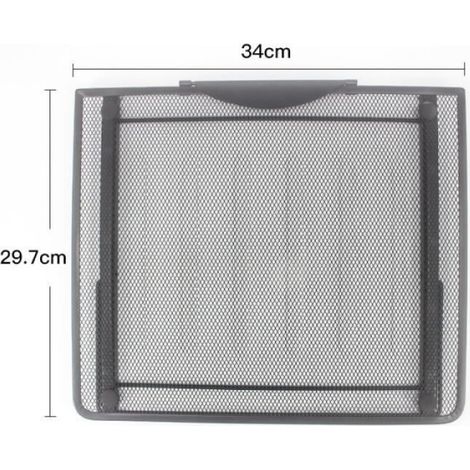 Support Pour Ordinateur Portable - Métal Pliable - Compatible 11 À 17 Pouces - Ventilation Optimisée - 1 Pièce (1/4)