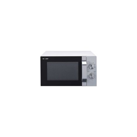 SHARP R204WA MICRO-ONDES SOLO 20 L 800 W 6 NIVEAUX DE PUISSANCE MINUTERIE DE 30 MINUTES À 00 SECONDES BLANC (1/2)