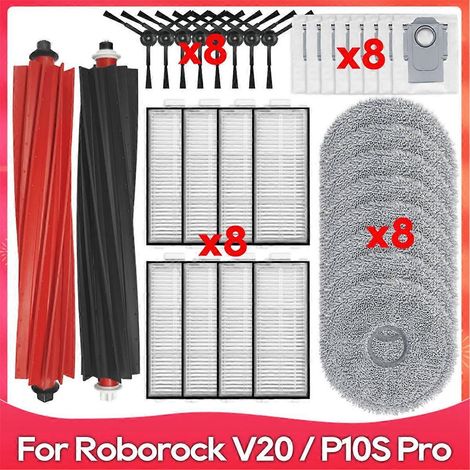 HEPA-Filter für Roborock Qrevo Master / Qrevo Slim Walzenseitenbürste (1/5)