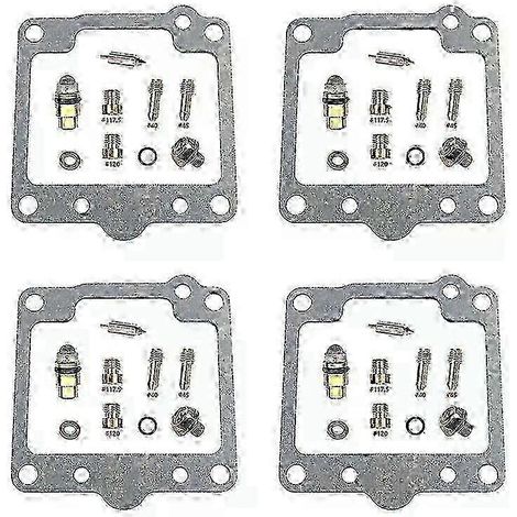 Kit de montage de carburateur avec pièces de flotteur pour GSX-E 750 (1983-1986) - Modèles ES, EF et D/E (1/2)