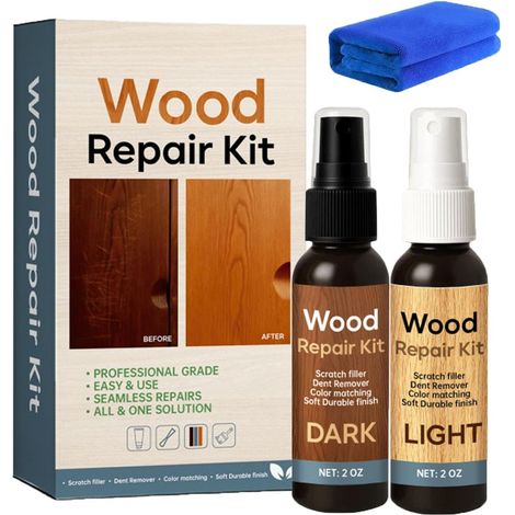 Kit de réparation pour bois, professionnelle des rayures sur les parqu (1/5)