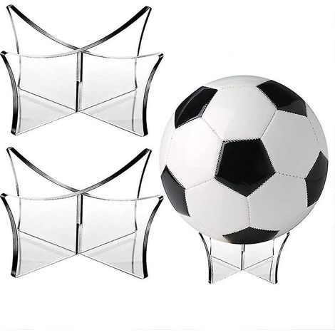 Ballhalter, Basketballhalter, Fußballhalter, Acryl-Fußballständer, Acryl-Fußballhalter – 1 Stück – transparent