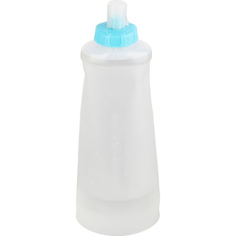 1-Liter-tragbare und faltbare, transparente Soft-Wasserflasche für Sport, Wandern und Outdoor-Aktivitäten (1/5)