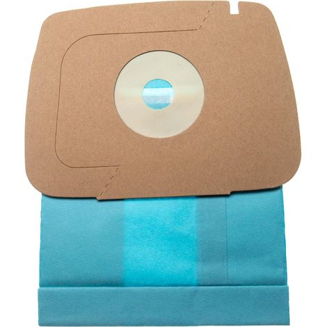 vhbw 5x bolsa compatible con Electrolux Lux 1 Classic, 1 Royal, D820, 1 aspiradora - 22,5 cm x 19 cm azul claro