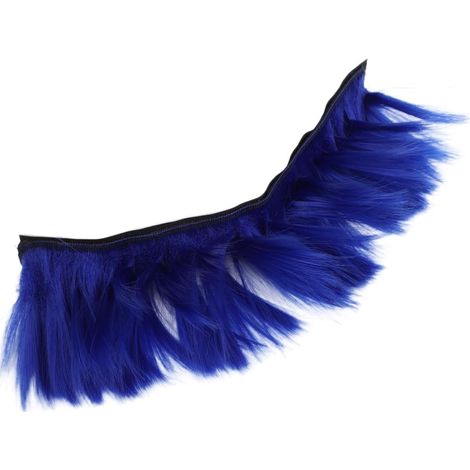 Peigne à coq punk pour décoration de casque de moto, accessoire Mohawk en fibre PET personnalisé, style facile à coller, 30 x 10 cm (pour rouge) (1/5)