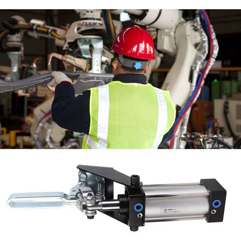 GH 10247 Dispositif de serrage rapide pneumatique, pince pour vérin, dispositif de serrage pour outillage pneumatique, pince pour pompe à air (1/5)