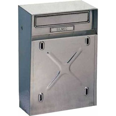 Caja de cartas de acero inoxidable con cercas 10-009 Silmec