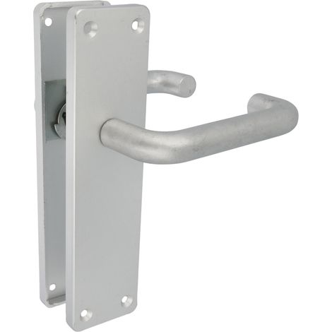 AMIG  Ensemble sur plaque BDC aluminium  AL3P  222 x 55 mm  Aluminium  Argent (1/5)