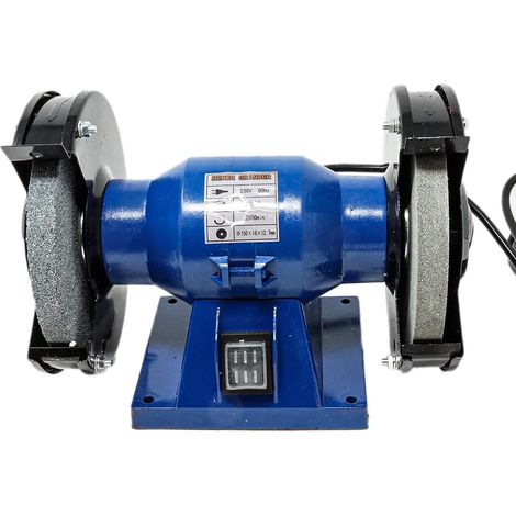 Dapetz ® Bench Grinder Dual Wheel 150W 6 Inch Metal Sander Polisher 150mm 2,980 RPM Electric Sander Grinding Machine Workshop Power Tools for Grinding Sharpening Shaping Smoothing Polishing (1/5)