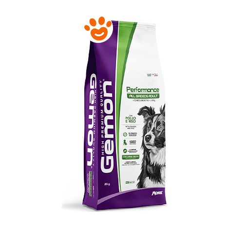 Monge Gemon All Breed Performance con Pollo e Riso - Monge Gemon All Breed Performance con Pollo e Riso - Sacco Da 20 Kg (1/2)