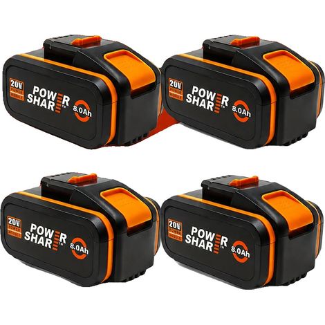 Akku für Elektrowerkzeuge, 8000mAh Kapazität, breite Kompatibilität, Worx 8.0AHX4 (1/2)