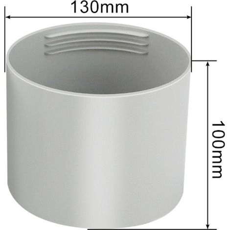 1 Tuyau d'échappement, 130mm, Flexible en ABS, Accessoire climatiseur mobile, Adaptateur fenêtre (1/5)