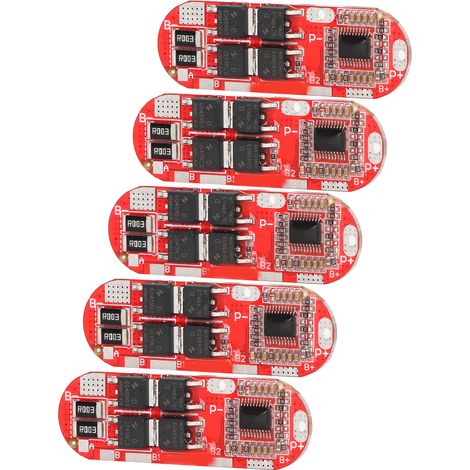 Carte de protection pour batterie au lithium 4S 20A, module de protection contre la charge et la décharge pour batterie ternaire au lithium 3,7 V (1/5)