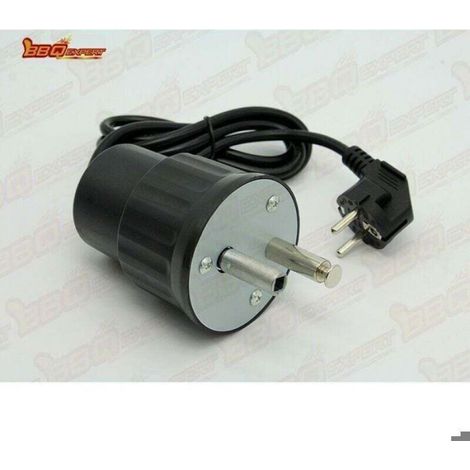 Moteur Tournebroche - Barbecue Électrique - Charge Max 24 Kg - Aluminium - Pour Utilisation Extérieure Et Camping - 1 Pièce (1/5)
