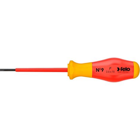 Cacciavite felo no9 isolato certificato VDE 1000V