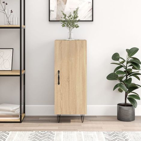 Sideboard Sonoma Oak 34.5x34x90 cm Engineered Wood vidaXL (1/5)
