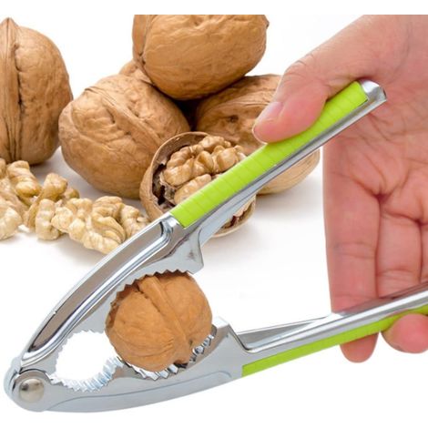 Noix Ouvreur, Casse Noix, Pinces à Noix, Casse-Noix en Acier Inoxydable, Noyer Outil Ouvreur, métal Noyer Cracker Acier Inoxydable, pour Les Noix, Noisettes, Amandes, Fruit de Mer,ou Autres Noix