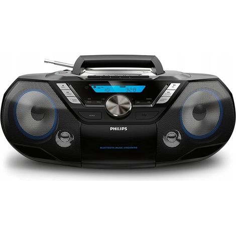 Radio Philips AZB798T/12 con CD, FM, casete, DAB+, Bluetooth y USB. (1/5)