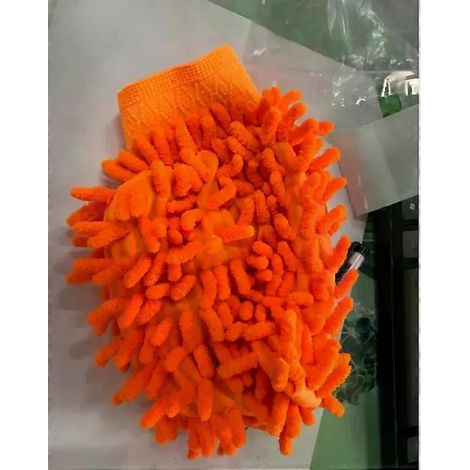 Éponges de nettoyage en microfibre chenille, brosses de lavage, gants de nettoyage, accessoires de coiffage (1/4)
