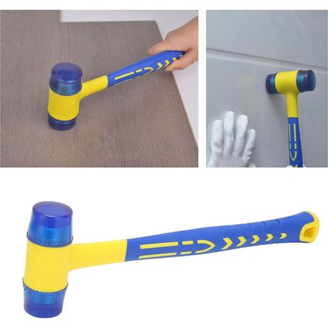 Marteau en Caoutchouc 9.7 Oz Mini Marteau Détachable Maillets Porte Fenêtre Maillets de Travail du Bois pour les Maillets D'installation de Revêtement de Sol (1/5)