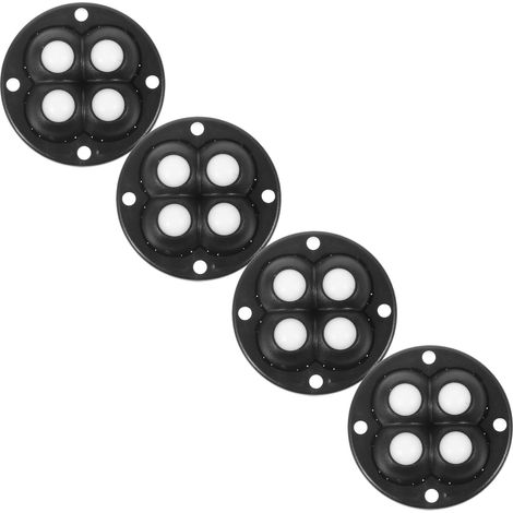 de 4 roulettes pivotantes adhésives pour meubles et (1/5)
