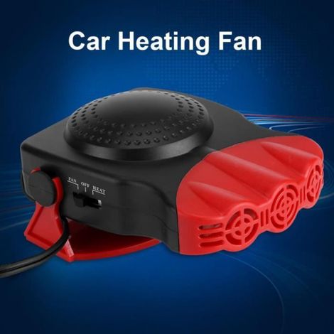 Ventilateur Chauffage Voiture - 150 W - 12 V - Support Rotatif 180° - Dégivrage Désembuage - 1 Pièce (1/4)