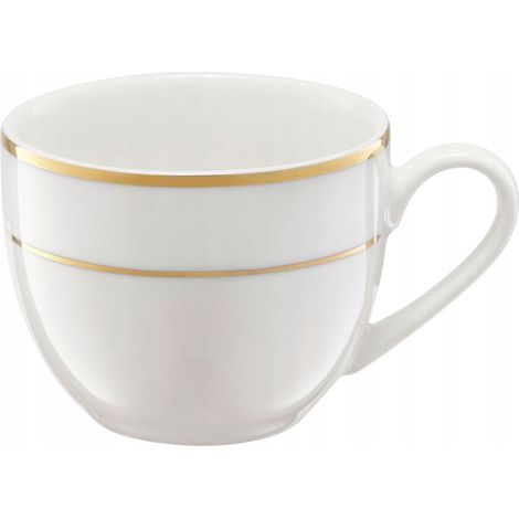 Taza de porcelana Ambition con asa, blanca, 220 ml (1/2)