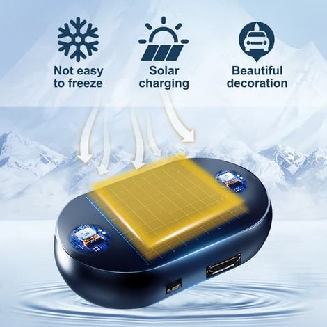 Ensemble de 4 pièces pour souffleuse à neige électromagnétique, souffleuse à neige sans fil à ondes électromagnétiques antigel, souffleuse à neige électromagnétique antigel pour voiture (1/2)