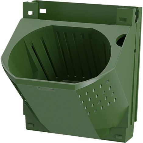 Jardinière murale verticale, pot suspendu à fixation unique pour jardin, balcon et appartement, idéal pour vos espaces extérieurs et intérieurs (1/3)