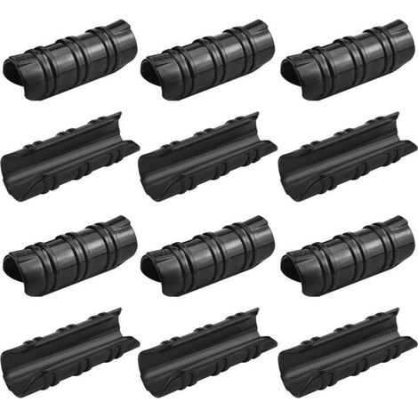 12Pcs Serre Clips 25mm Clips Serre de Jardin Résistance aux Températures Elevées Fixation Bache Serre Durable Facile a Utiliser