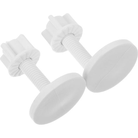 Kit de fixation en plastique sécurisé avec 2 vis - Installation facile Accessoires salle bain pour (1/5)