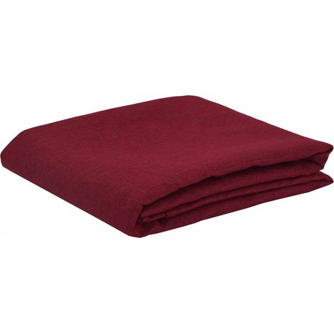 vidaXL Tovaglia da Tavolo Quadrato Rosso Vino 90 x 90 cm (1/5)