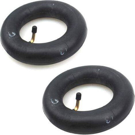 Lot de 2 Chambres à air 200x50mm, Valve coudée, Caoutchouc butyle, Pour trottinette électrique (1/5)