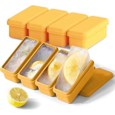 Eisblockformen für den Außenbereich zur Whiskyherstellung, gelb