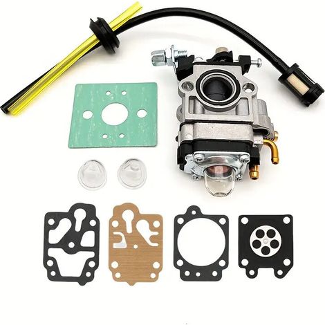 Vergaser-Reparatursatz für 3800 5200 4500 5800 45CC 5200 58CC Freischneider mit Dichtung, Schlauch, Zündkerze und Kraftstofffilter.