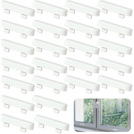 Lot de 40 caches-drains 40mm – Plastique résistant pour fenêtres UPVC – Installation sans outil – Prévention obstructions (1/5)