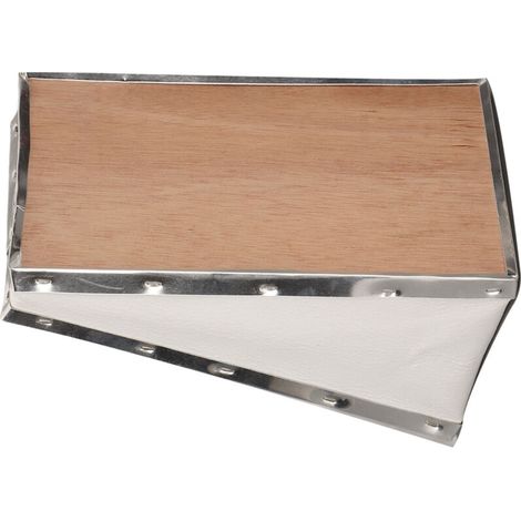 Bienensmoker aus PVC-Leder mit Blasebalg und Sperrholzkasten, Imkereiausrüstung mit Clip für den Bienenstock.