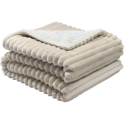 Coperta elettrica Jaraíz beige/bianca 160W 160x120cm (1/2)