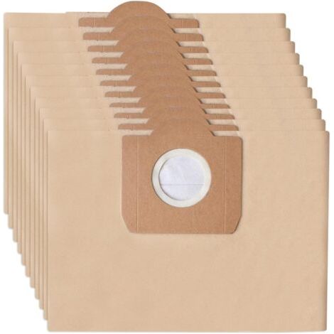 10 Pièces Sac Aspirateur pour Kärcher WD2 MV2 WD 2.200 WD2250 A2004 A2054 A2099 6.904-322.0,Sacs Filtrants en Papier