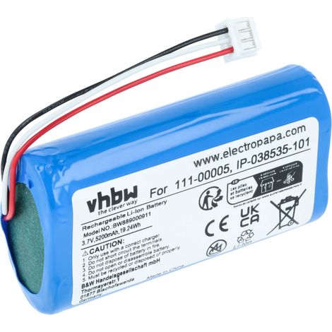 vhbw Akku kompatibel mit Sonos Roam Lautsprecher Boxen Speaker (5200 mAh, 3,7 V, Li-Ion)