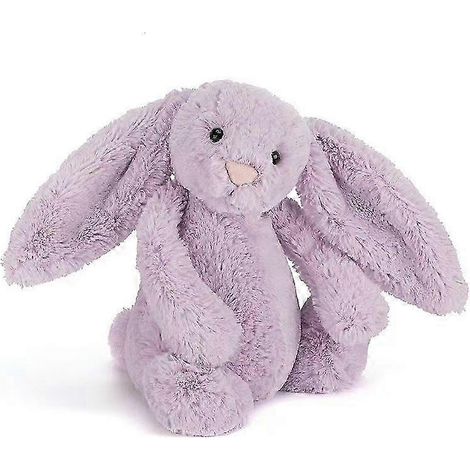 Lapin violet avec JECAT, le même lapin doux et câlin - 31 cm