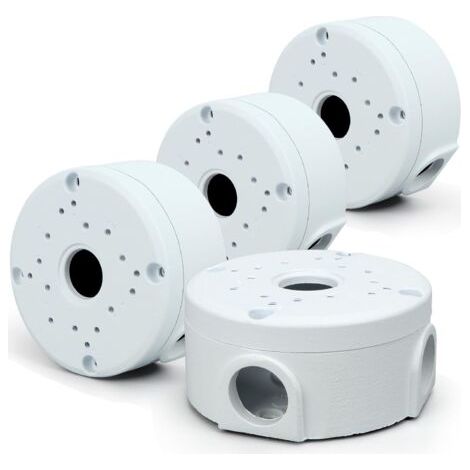 4 Pièce Caméra Extérieure Boîte de Jonction, Support Universel de de Boîte de Jonction de Caméra de Sécurité, Boîte de Montage de Caméra de Sécurité, Compatible avec Les Caméras Dôme (1/5)