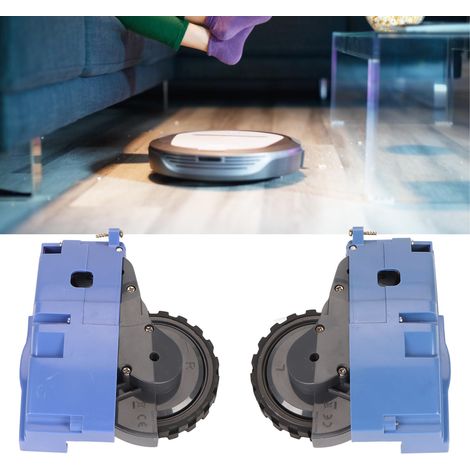 Accessoire bleu universel pour roues motrices gauche et droite des aspirateurs robots iRobot (1/5)