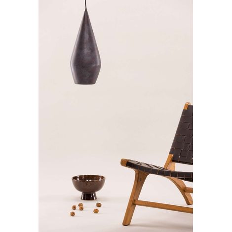 Sandared éclairage lampe pendentif 18x20x48cm marron. (1/4)