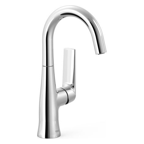Mitigeur avec manette latérale pour lavabo Loft Chrome - TRES 22244701