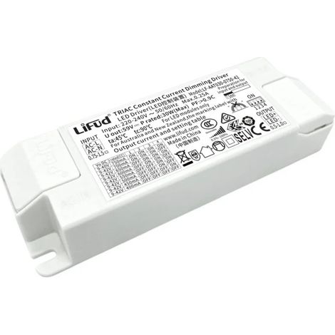 Driver LIFUD Regulable Triac Dip Switch Salida 9-42V DC AATXXX 30 W