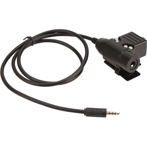 Adaptateur PTT Professionnel U94 Souple pour Casque avec Interface Audio 3.5mm Téléphone (1/5)