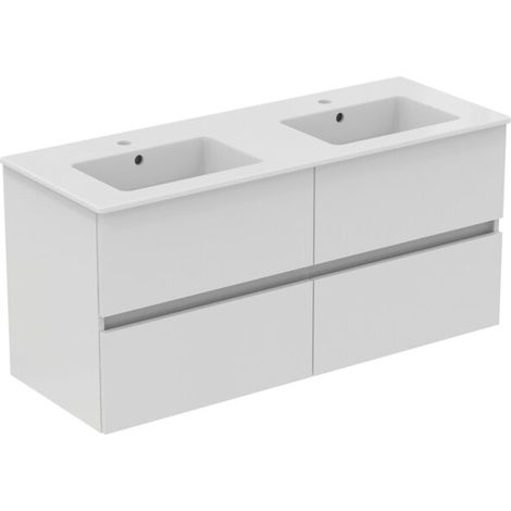IDEAL STANDARD R0577WG Ensemble meuble Eurovit+ avec lavabo 121 cm blanc (1/5)