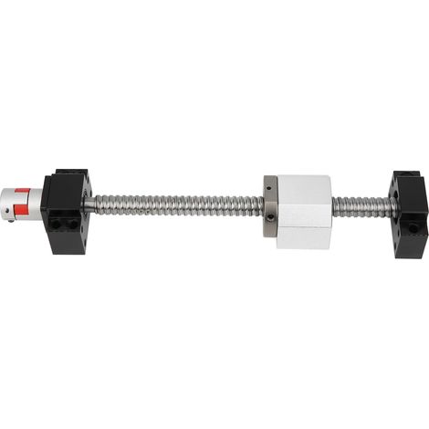 Kit de vis à billes roulées 1204 haute précision avec porte-écrou et support d'extrémité BK/BF 1204-250 (1/5)
